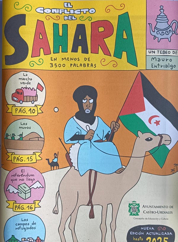 Miniatura de Reparto de cómics El conflicto del Sáhara (en menos de 3500 palabras) en centros educativos y puntos culturales de Castro-Urdiales