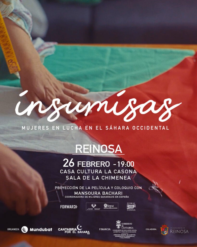 Miniatura de Presentación y proyección del documental Insumisas. Mujeres en lucha en el Sáhara Occidental (Reinosa)