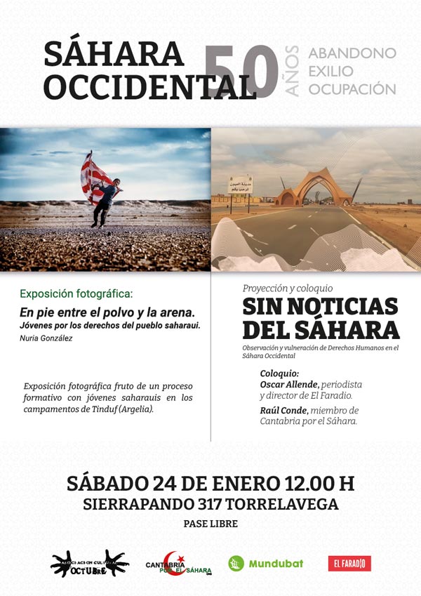 Miniatura de Proyección y coloquio: Sin noticias del Sáhara